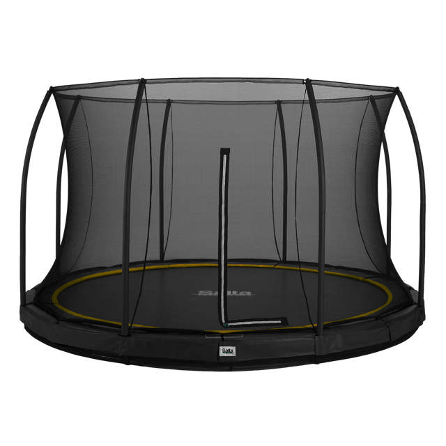 Trampolin Comfort Edition Ground Ø427 cm, sort Salta