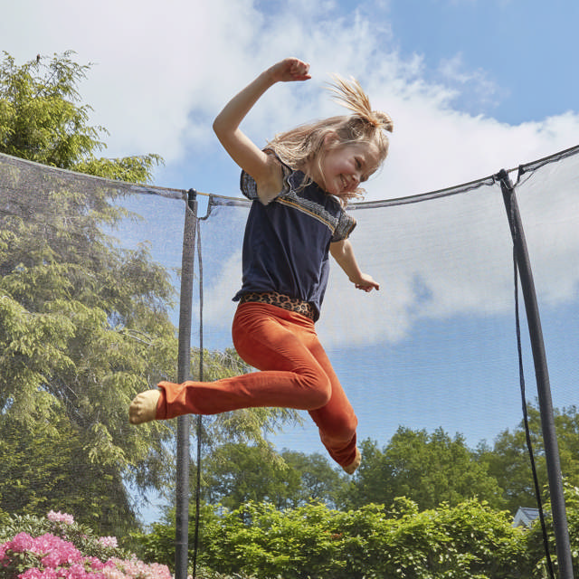 Trampolin Comfort Edition Ground 305 x 214 cm sort Salta