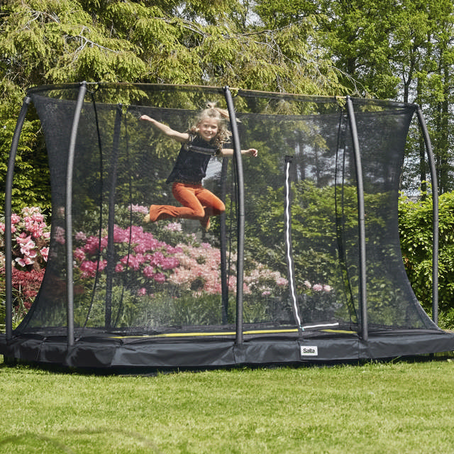Trampolin Comfort Edition Ground 305 x 214 cm sort Salta