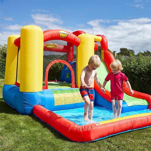 Jump & Splash Adventure Zone med kanon HappyHop