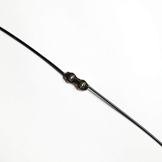 Strammetråd med lås Ø3 mm x 22 m, sort, NORDIC FENCE