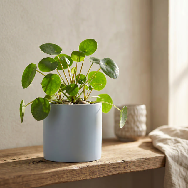 Marie indoor planter - Blue
 Ø17 H17
