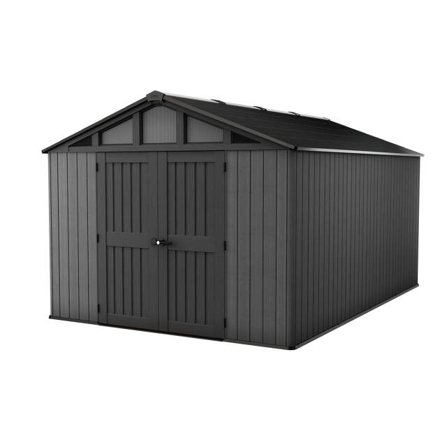 Skur Stronghold 10 x 15, grå, Keter