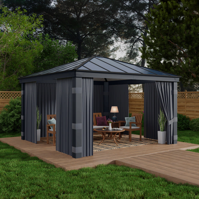 Dallas 4,2 x 4,2 m inkl. gardiner & net Canopia