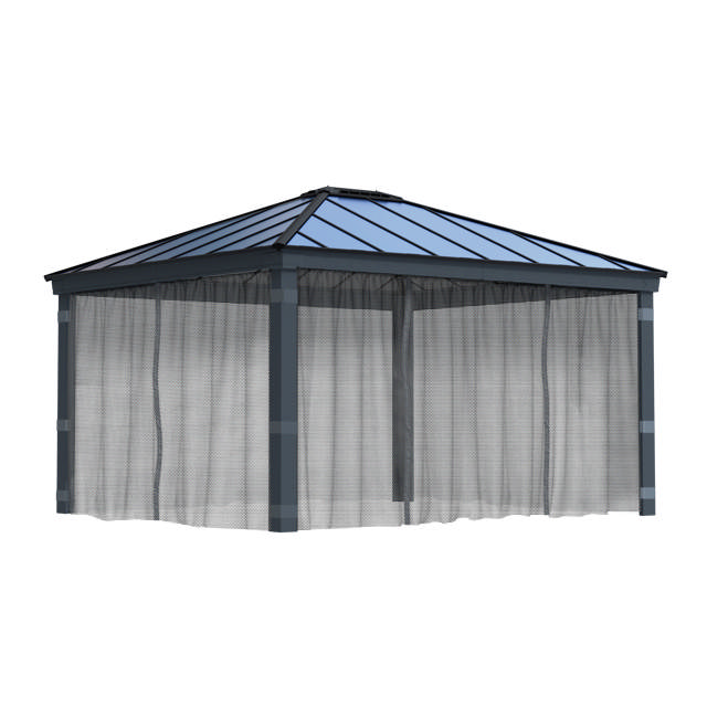Dallas 4,2 x 4,8 m inkl. gardiner & net Canopia