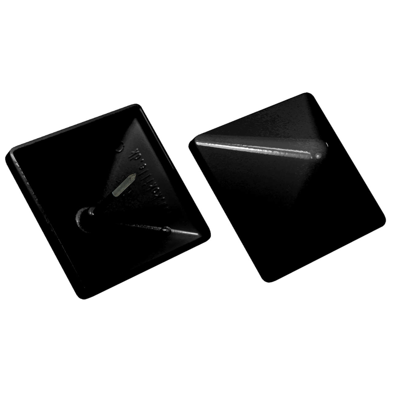 Kokille black aluminium post cap, PYRA 94