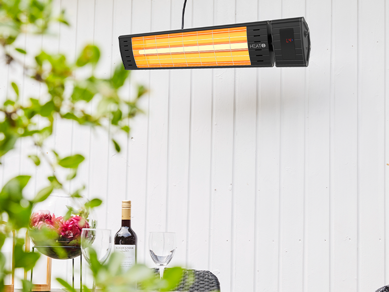 Patio heater, wall model 2300W