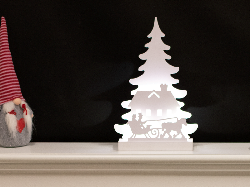 Christmas silhouette 3D LED